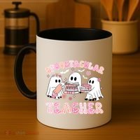 Cute Spooky Season Halloween Teacher Gift Coffee Mug thumb 4