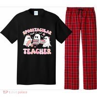 Cute Spooky Season Halloween Teacher Gift Pajama Set thumb 0