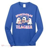 Cute Spooky Season Halloween Teacher Gift Long Sleeve Shirt thumb 0