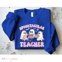 Cute Spooky Season Halloween Teacher Gift Sweatshirt thumb 2