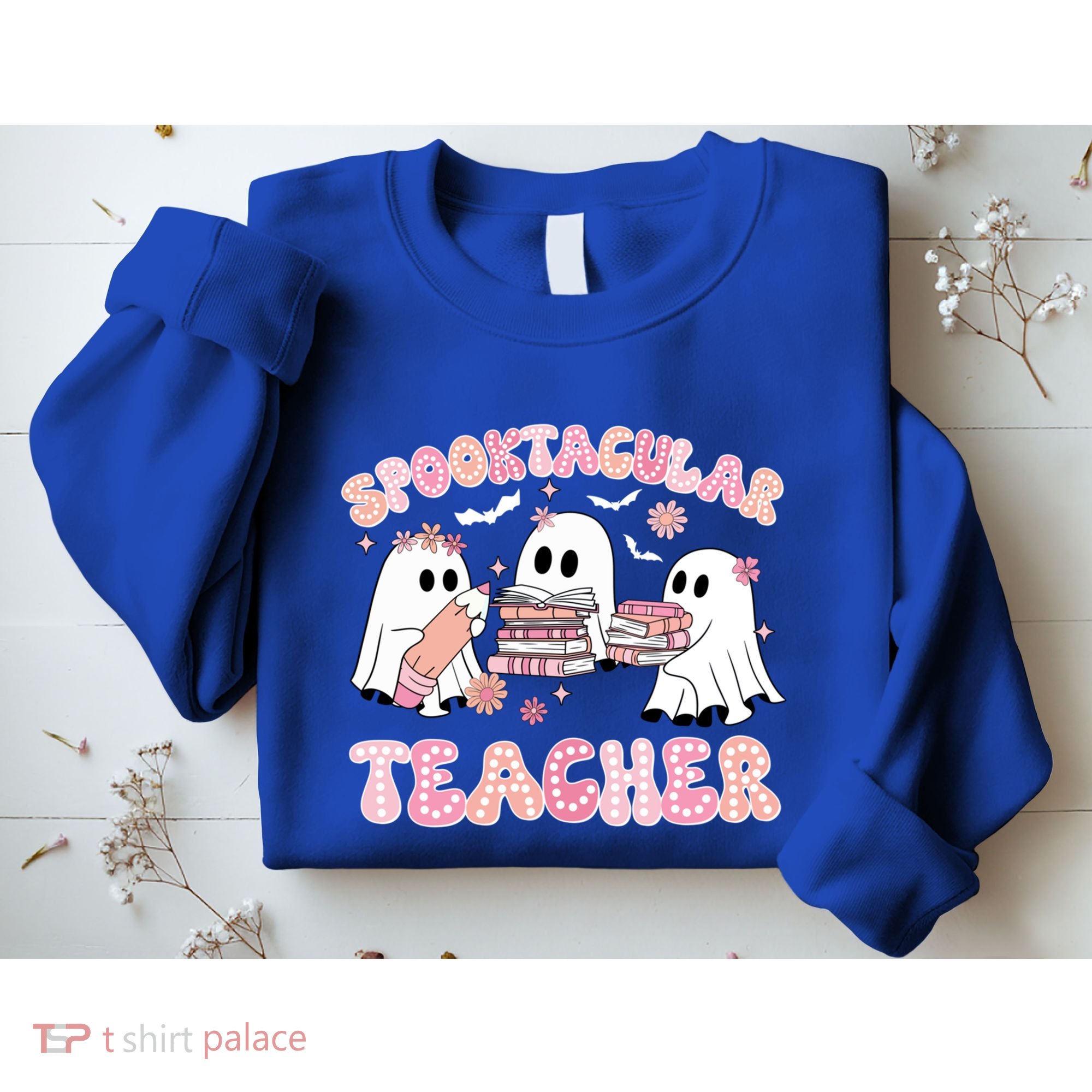 Cute Spooky Season Halloween Teacher Gift Sweatshirt