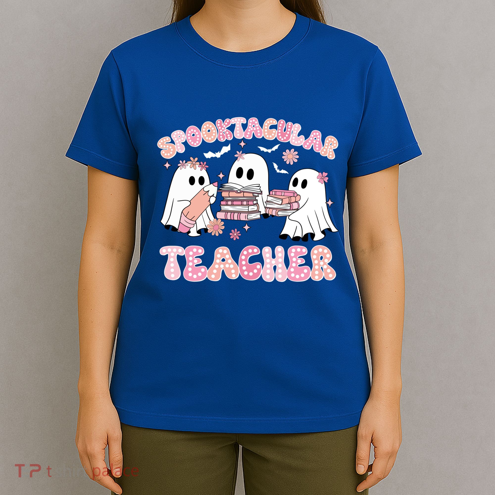 Cute Spooky Season Halloween Teacher Gift T-Shirt