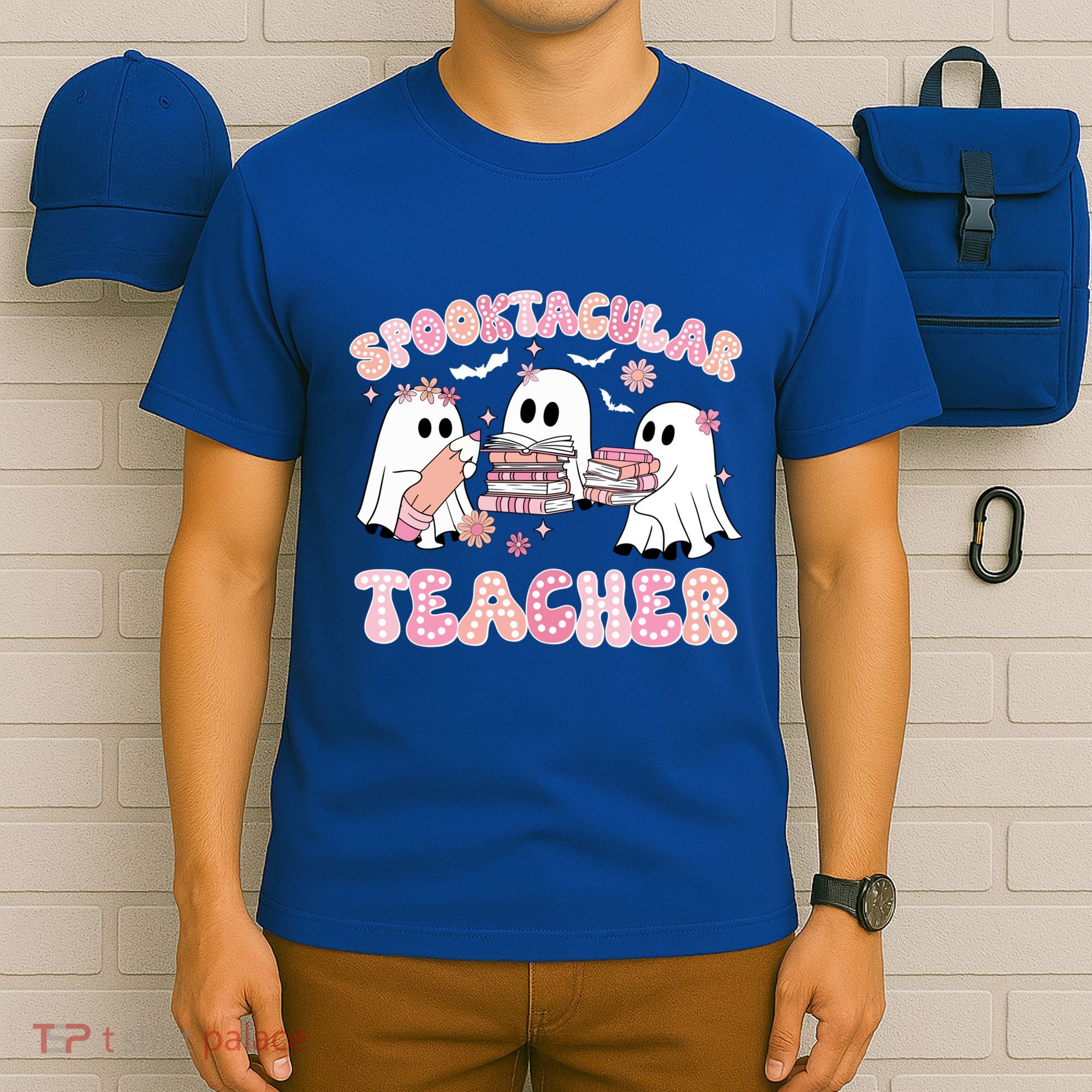 Cute Spooky Season Halloween Teacher Gift T-Shirt