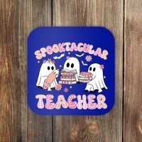 Cute Spooky Season Halloween Teacher Gift Coaster thumb 0
