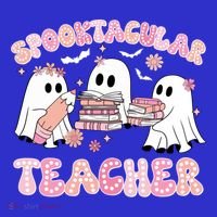 Cute Spooky Season Halloween Teacher Gift Coaster thumb 2