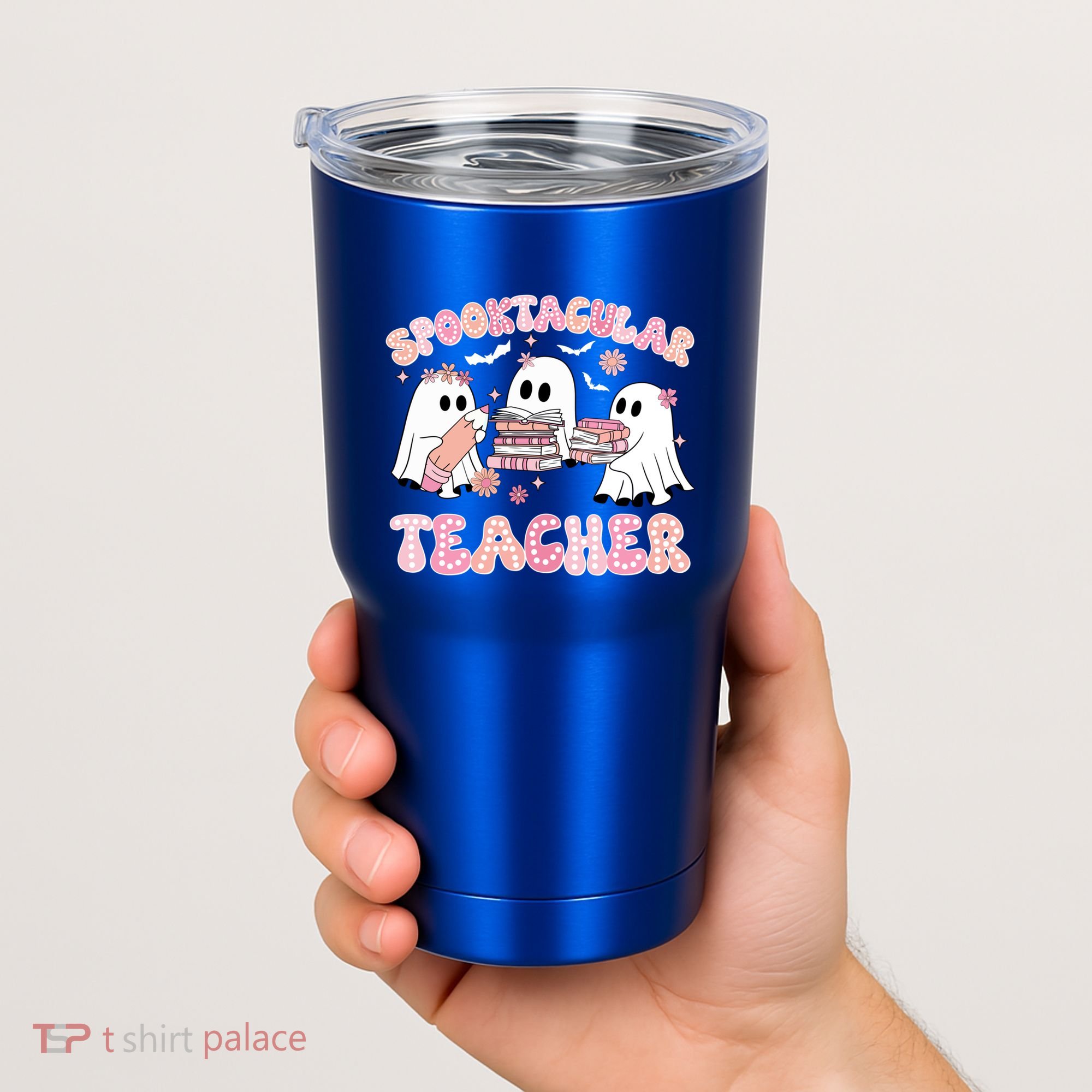 Cute Spooky Season Halloween Teacher Gift Tumbler