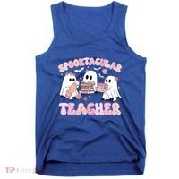 Cute Spooky Season Halloween Teacher Gift Tank Top thumb 0