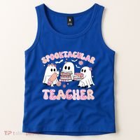 Cute Spooky Season Halloween Teacher Gift Tank Top thumb 2