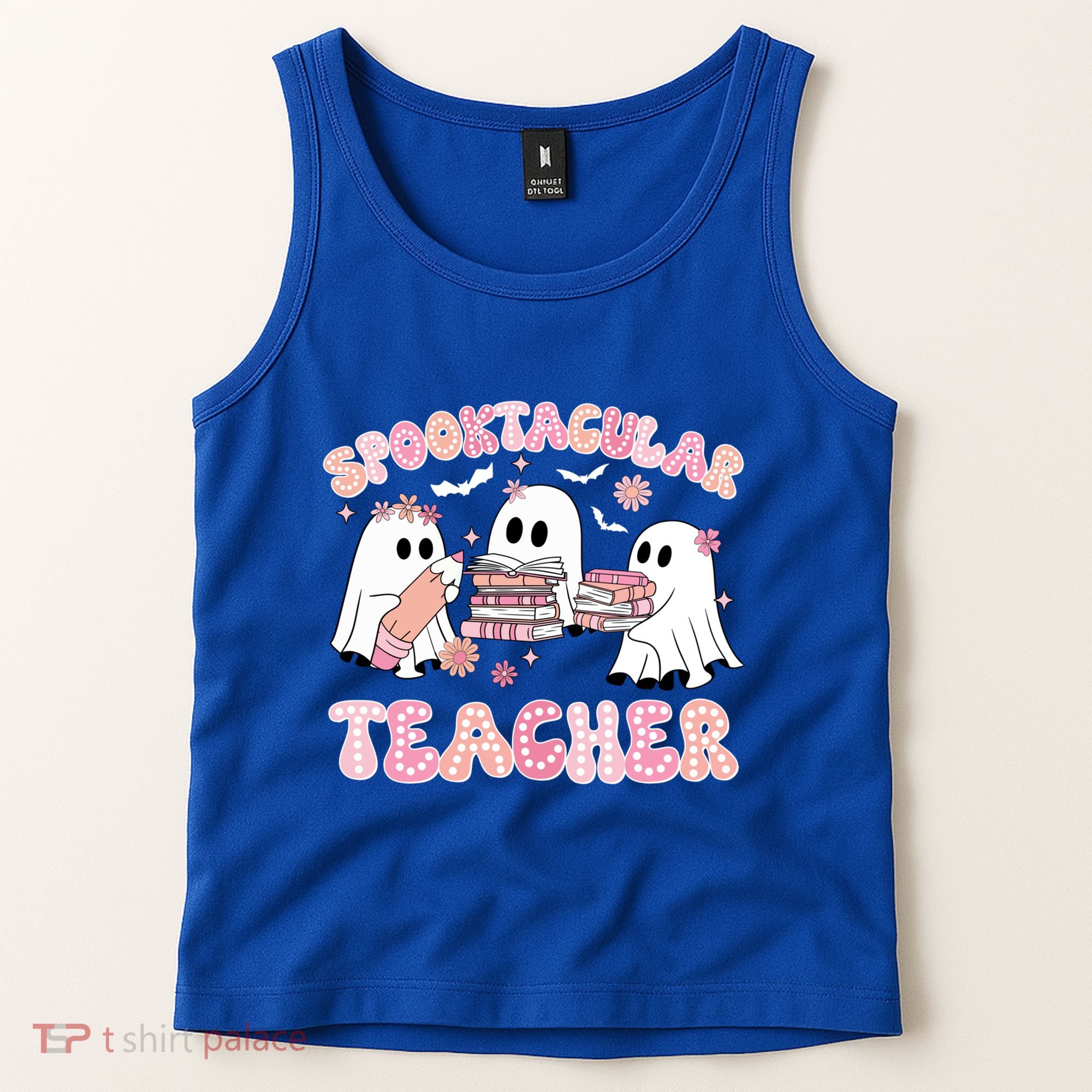 Cute Spooky Season Halloween Teacher Gift Tank Top