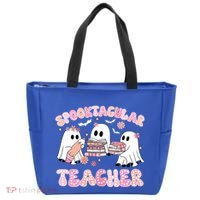 Cute Spooky Season Halloween Teacher Gift Tote Bag thumb 0