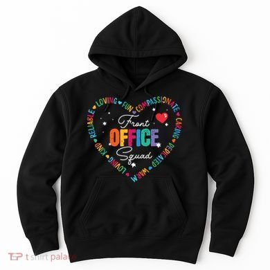 Cute School Secretary Admin Appreciation Front Office Squad Hoodie