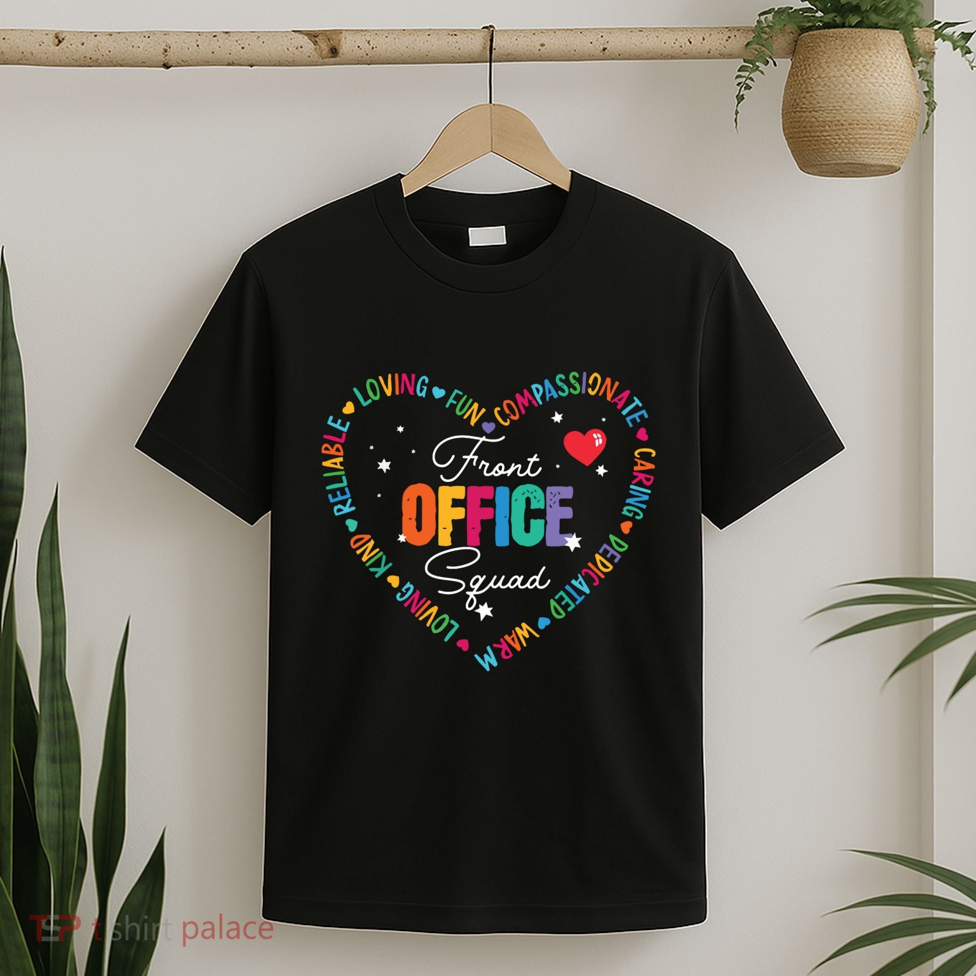 Cute School Secretary Admin Appreciation Front Office Squad T-Shirt
