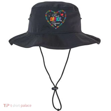 Cute School Secretary Admin Appreciation Front Office Squad Bucket Hat