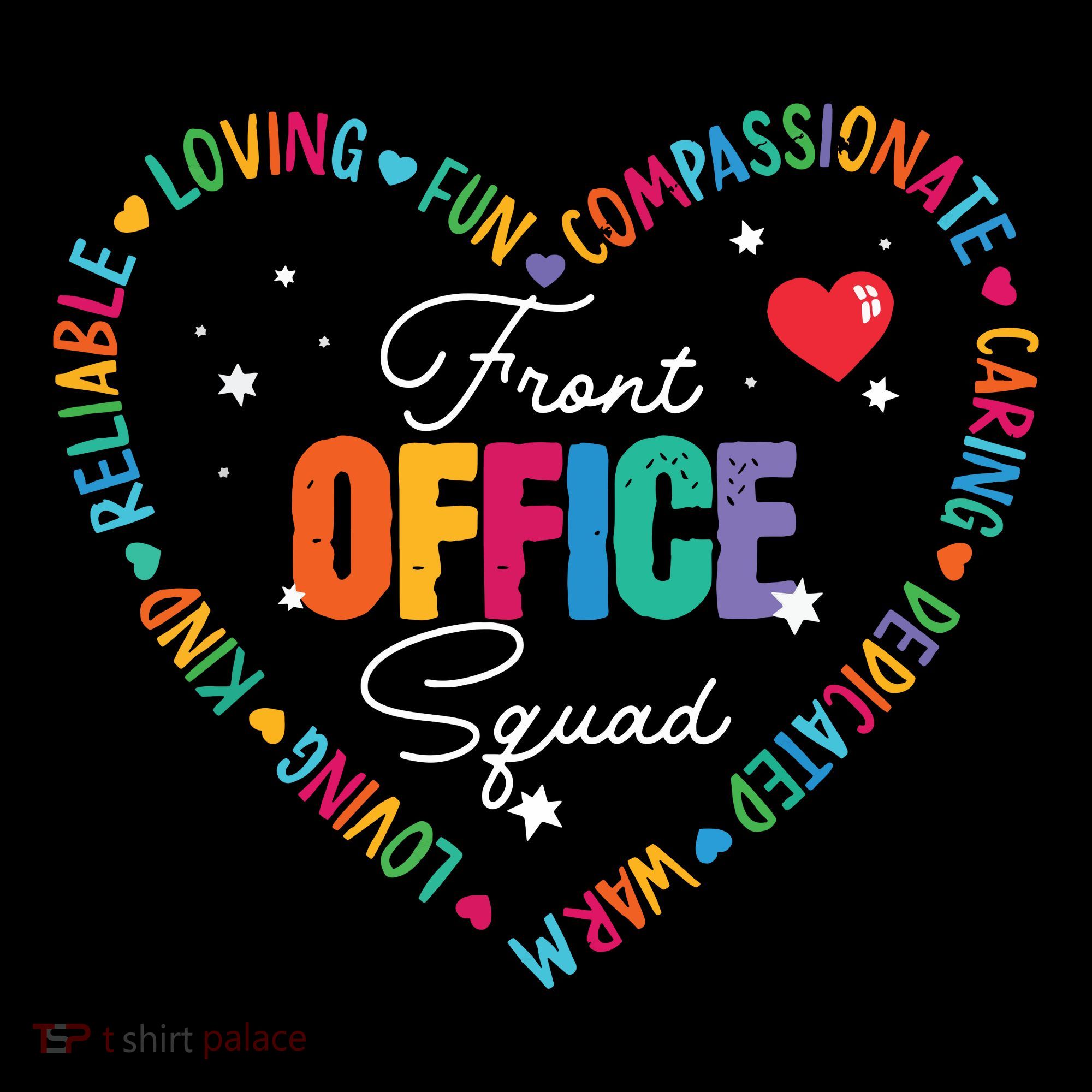 Cute School Secretary Admin Appreciation Front Office Squad Ornament