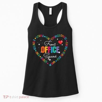 Cute School Secretary Admin Appreciation Front Office Squad Women's Tank Top