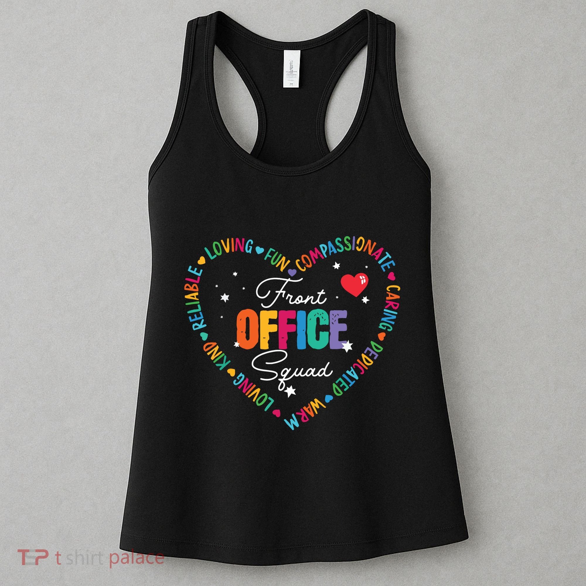 Cute School Secretary Admin Appreciation Front Office Squad Women's Tank Top