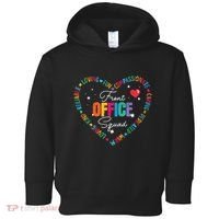 Cute School Secretary Admin Appreciation Front Office Squad Toddler Hoodie thumb 0