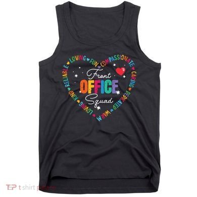 Cute School Secretary Admin Appreciation Front Office Squad Tank Top