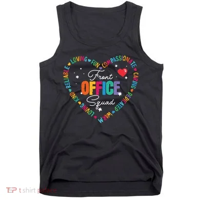Cute School Secretary Admin Appreciation Front Office Squad Tank Top