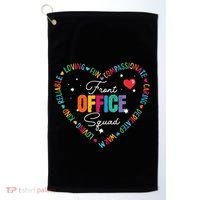 Cute School Secretary Admin Appreciation Front Office Squad Golf Towel thumb 0