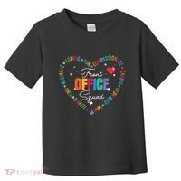 Cute School Secretary Admin Appreciation Front Office Squad Toddler T-Shirt thumb 0