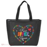 Cute School Secretary Admin Appreciation Front Office Squad Tote Bag thumb 0