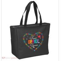 Cute School Secretary Admin Appreciation Front Office Squad Tote Bag thumb 2