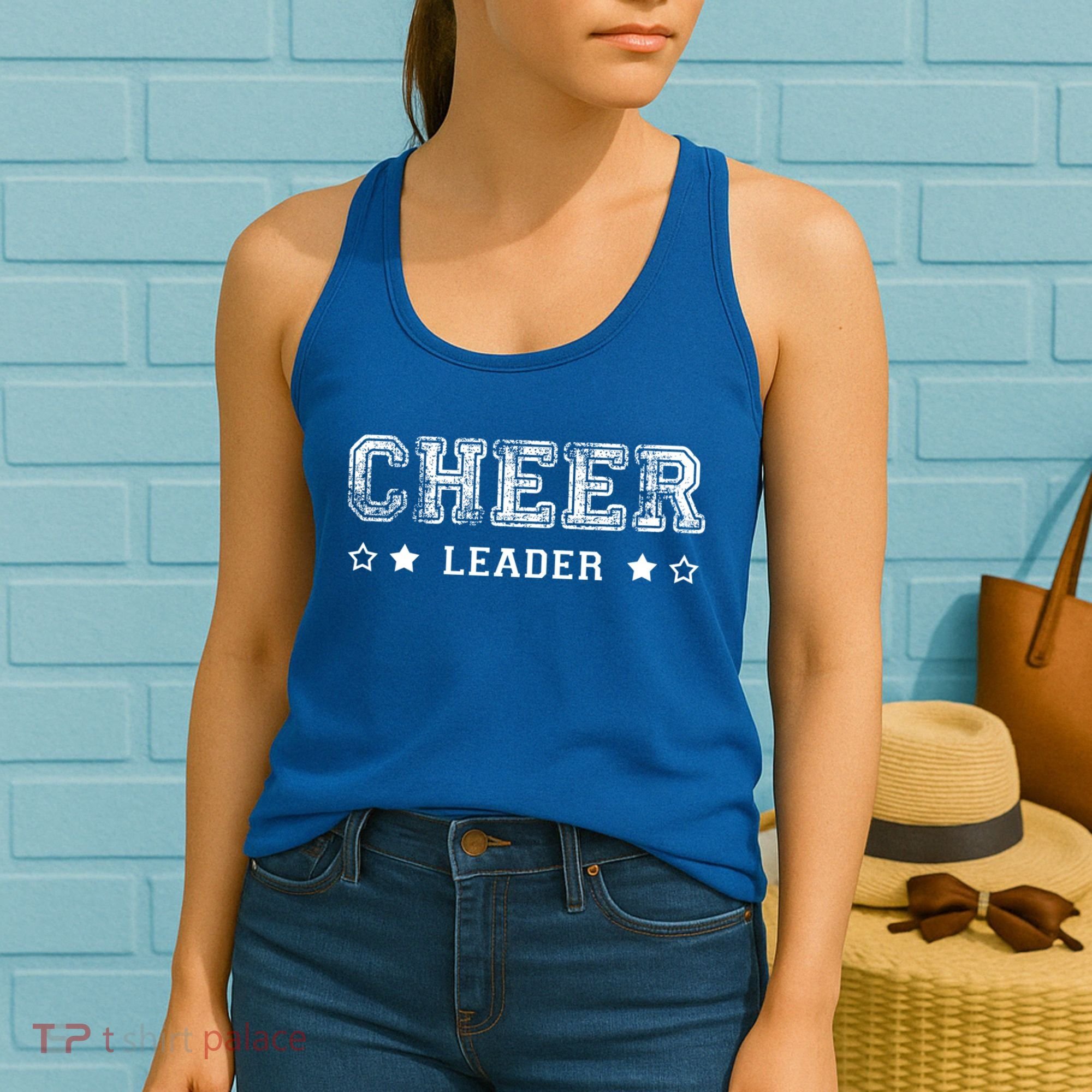 Cheerleader Spirit Squad World Varsity All Star Cute Cheer Gift Women's Tank Top