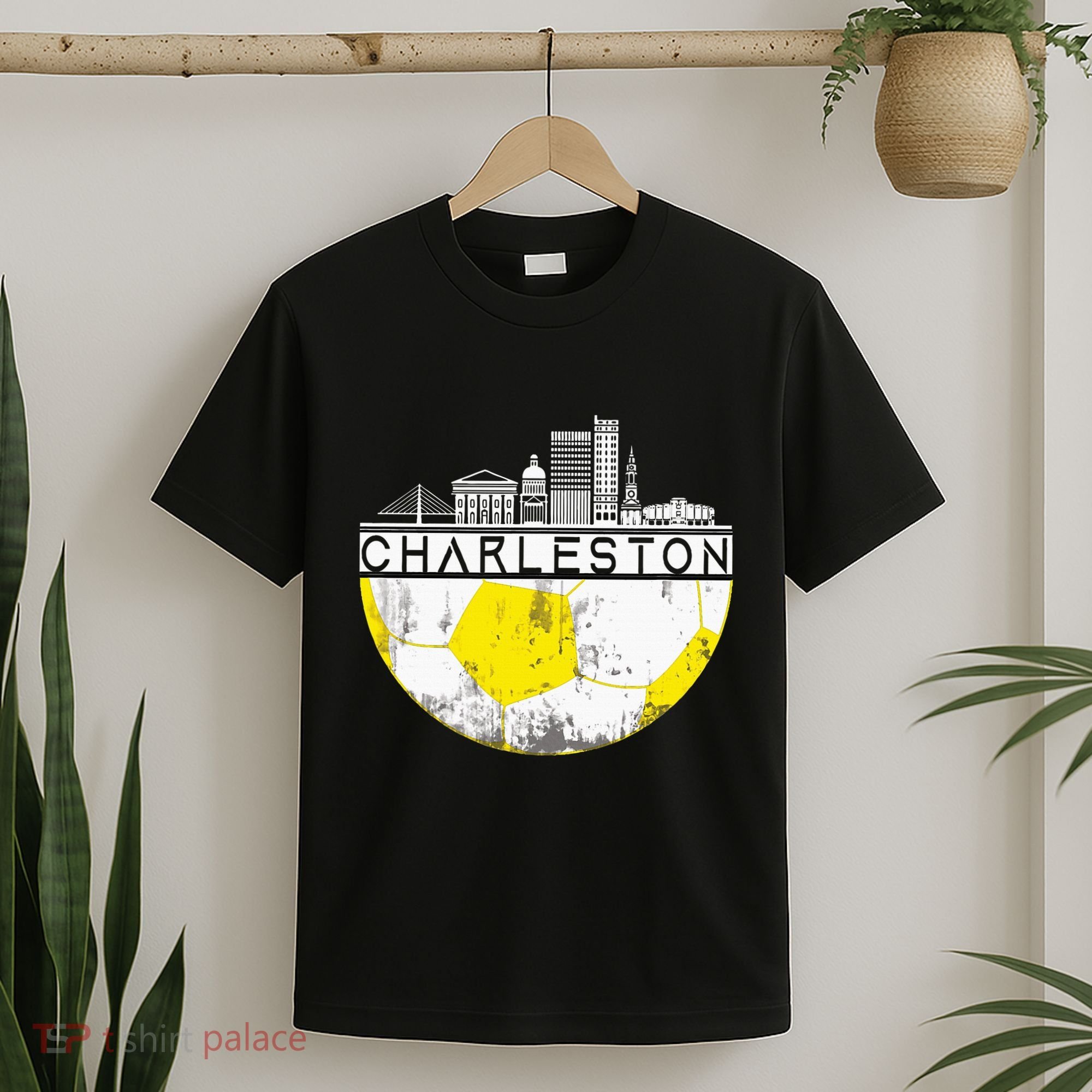Charleston Skyline Soccer Champs Soccer Sports Fan Cool T-Shirt