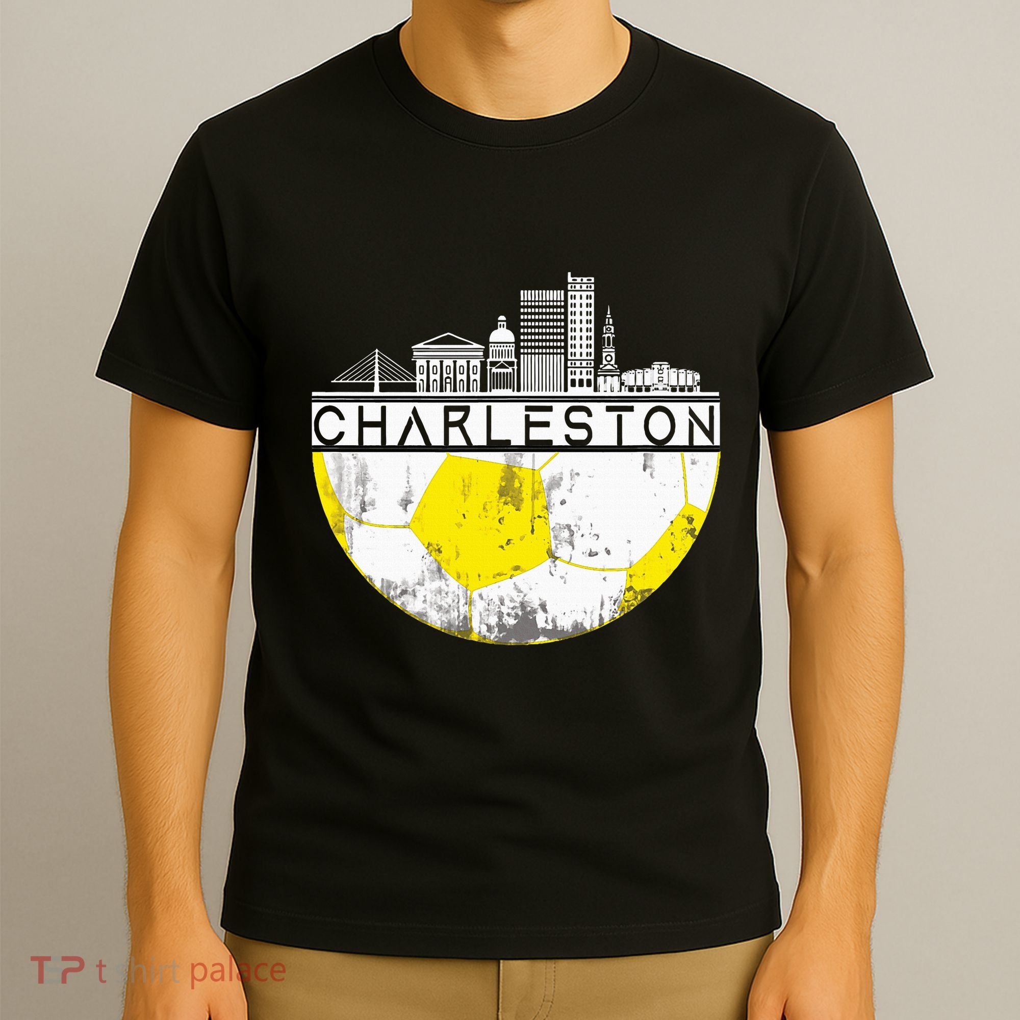 Charleston Skyline Soccer Champs Soccer Sports Fan Cool T-Shirt