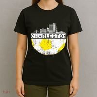 Charleston Skyline Soccer Champs Soccer Sports Fan Cool T-Shirt thumb 4