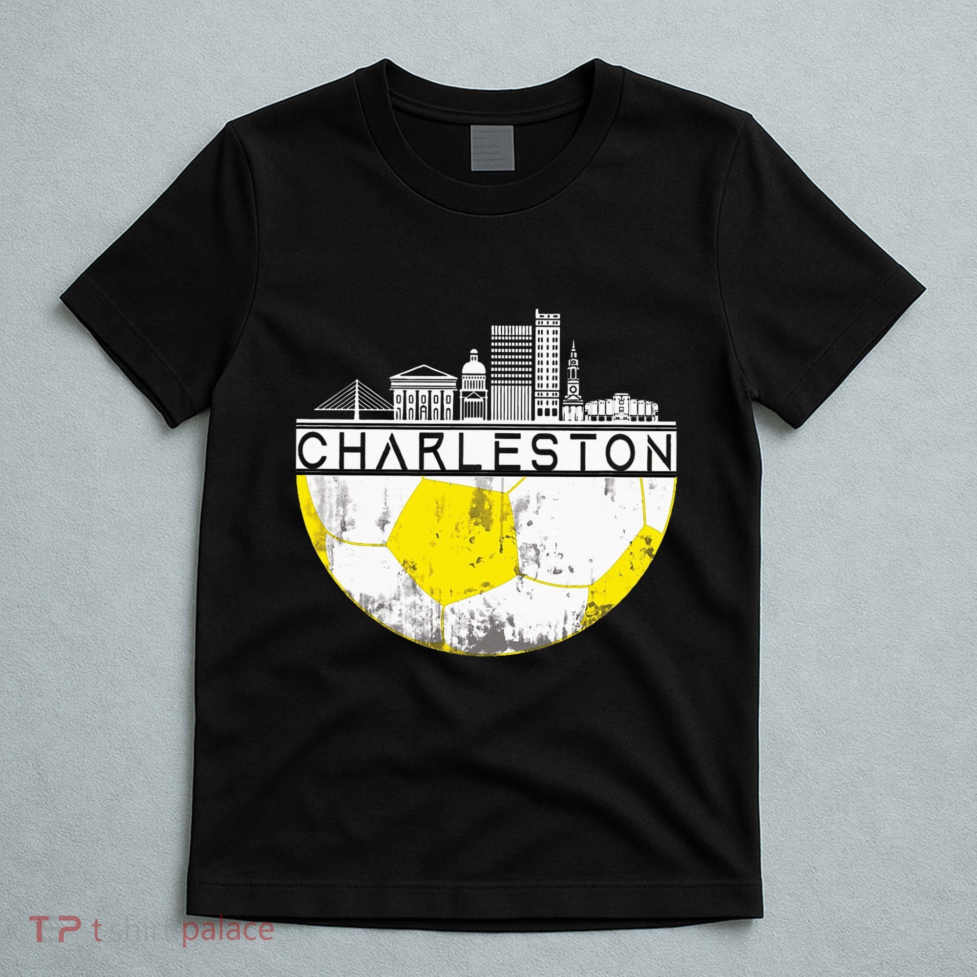 Charleston Skyline Soccer Champs Soccer Sports Fan Cool T-Shirt