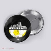 Charleston Skyline Soccer Champs Soccer Sports Fan Cool Button thumb 0