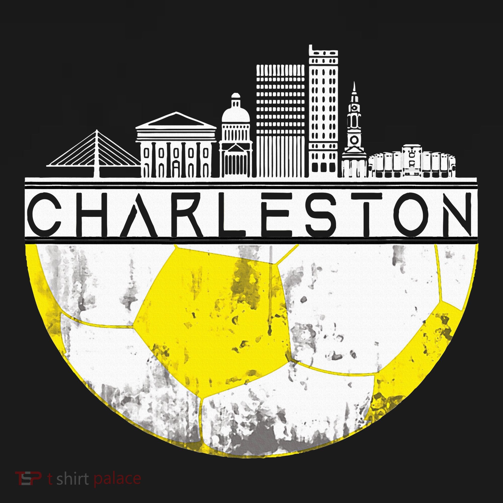 Charleston Skyline Soccer Champs Soccer Sports Fan Cool Button