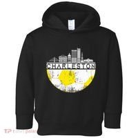 Charleston Skyline Soccer Champs Soccer Sports Fan Cool Toddler Hoodie thumb 0