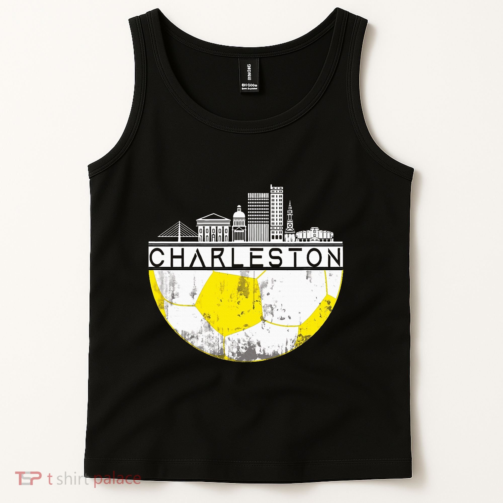 Charleston Skyline Soccer Champs Soccer Sports Fan Cool Tank Top