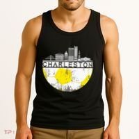 Charleston Skyline Soccer Champs Soccer Sports Fan Cool Tank Top thumb 3
