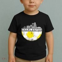 Charleston Skyline Soccer Champs Soccer Sports Fan Cool Toddler T-Shirt thumb 2