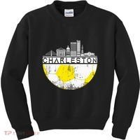 Charleston Skyline Soccer Champs Soccer Sports Fan Cool Kids Sweatshirt thumb 0