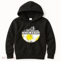 Charleston Skyline Soccer Champs Soccer Sports Fan Cool Kids Hoodie thumb 0