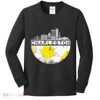 Charleston Skyline Soccer Champs Soccer Sports Fan Cool Kids Long Sleeve Shirt thumb 0