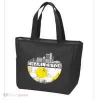 Charleston Skyline Soccer Champs Soccer Sports Fan Cool Tote Bag thumb 3