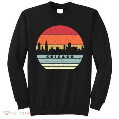 Chicago Souvenir Shirt. Retro Style USA Skyline Sweatshirt
