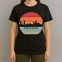 Chicago Souvenir Shirt. Retro Style USA Skyline T-Shirt thumb 4