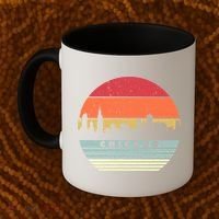 Chicago Souvenir Shirt. Retro Style USA Skyline Coffee Mug thumb 2