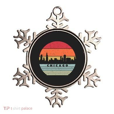 Chicago Souvenir Shirt. Retro Style USA Skyline Ornament