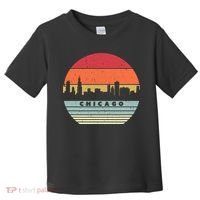 Chicago Souvenir Shirt. Retro Style USA Skyline Toddler T-Shirt thumb 0