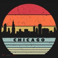 Chicago Souvenir Shirt. Retro Style USA Skyline Kids Sweatshirt thumb 2