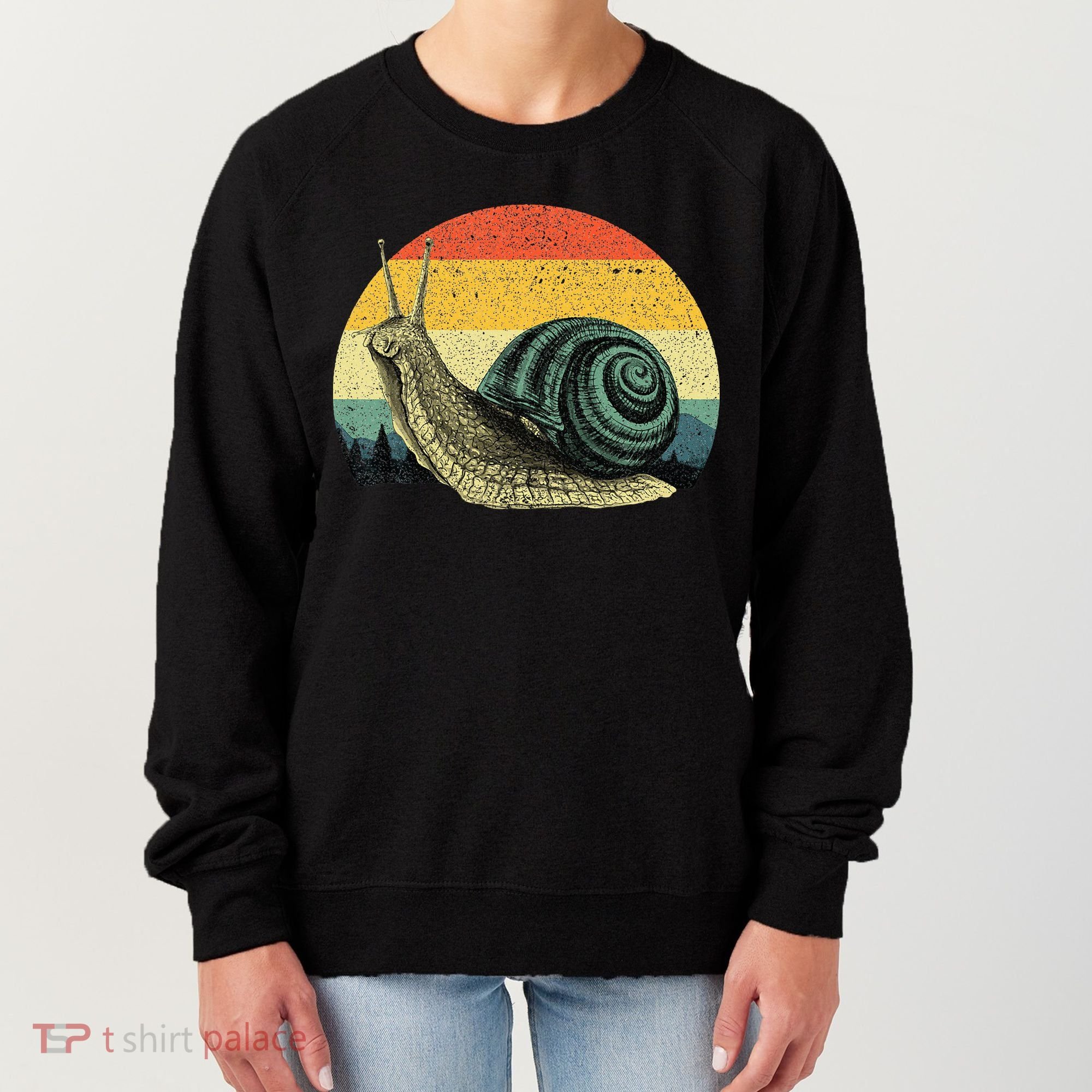 Cute Snail Slug Gardening Animal Lover Women's Sweatshirt