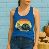 Cute Snail Slug Gardening Animal Lover Women's Tank Top thumb 2